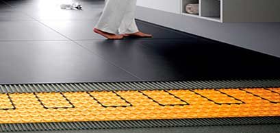 Plancher chauffant - Céramique Extérieure